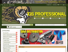 Tablet Screenshot of idsairsoft.com
